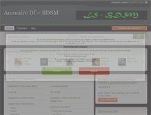 Tablet Screenshot of dominatrice-france.com